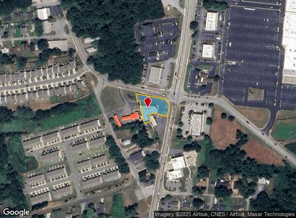 1088 S Pendleton St, Easley, SC Parcel Map