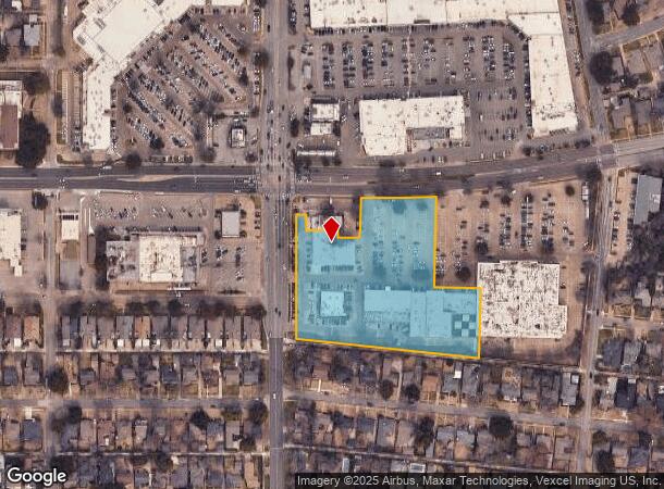  6444 E Mockingbird Ln, Dallas, TX Parcel Map