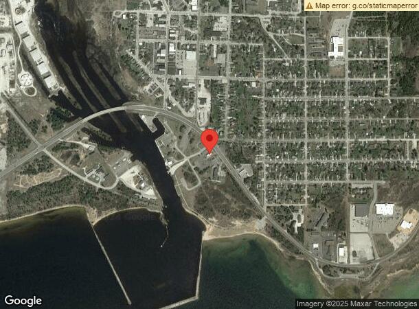  350 E Lakeshore Dr, Manistique, MI Parcel Map