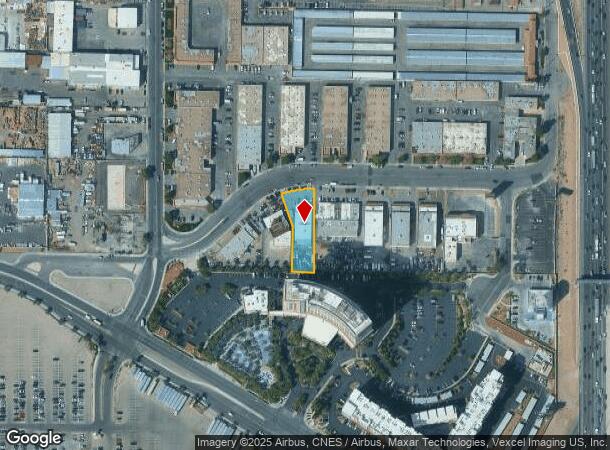  3680 Highland Dr, Las Vegas, NV Parcel Map