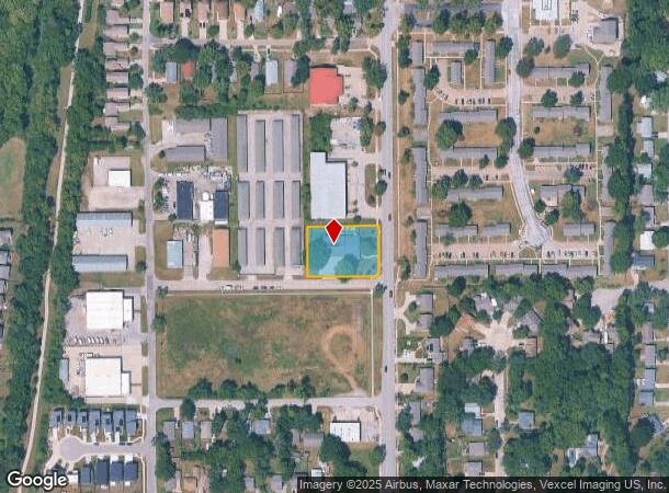 1735 Haskell Ave, Lawrence, KS Parcel Map