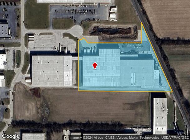  725 Industrial Dr, Fremont, OH Parcel Map