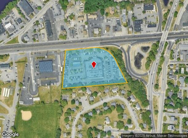 350 Worcester Rd, Framingham, MA Parcel Map