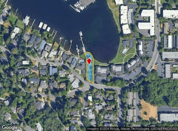  9900 Se Shoreland Dr, Bellevue, WA Parcel Map