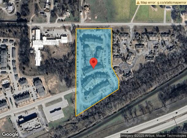  7702 W Parkway Blvd, Tulsa, OK Parcel Map