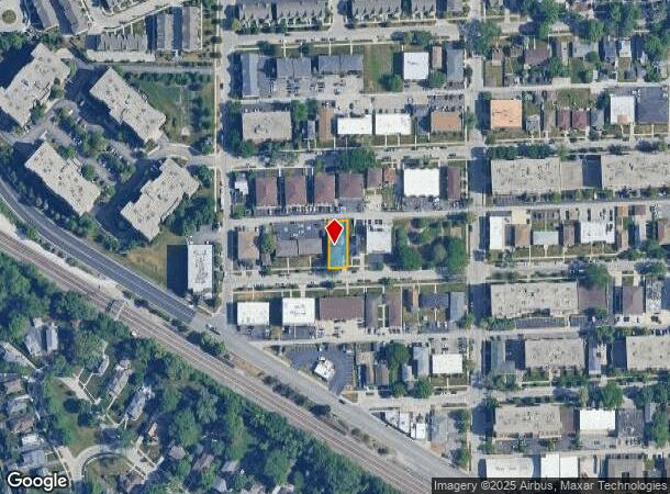  1244 Brown St, Des Plaines, IL Parcel Map