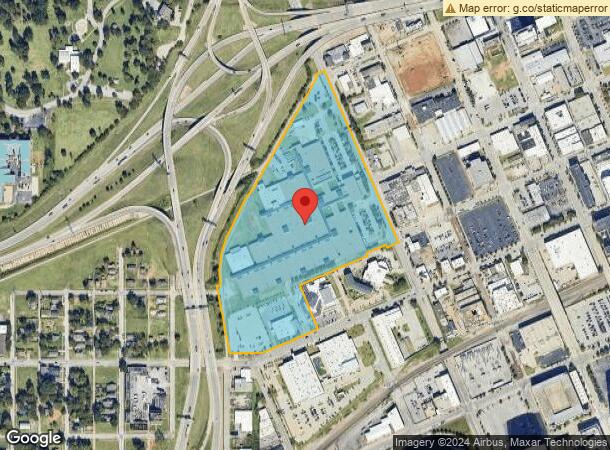  300 N Denver Ave, Tulsa, OK Parcel Map