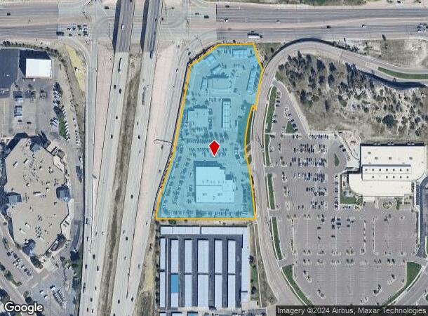  6840 Vincent Dr, Colorado Springs, CO Parcel Map