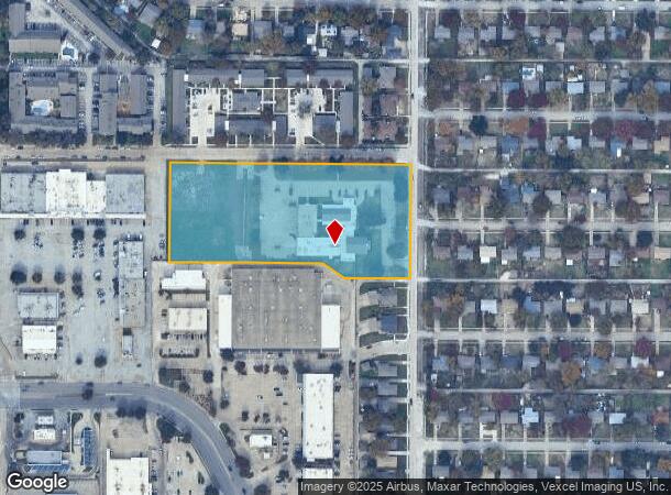 1101 Custer Rd, Richardson, TX Parcel Map