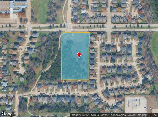  100 W Parkerville Rd, Cedar Hill, TX Parcel Map