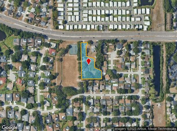 2730 Curlew Rd, Clearwater, FL Parcel Map