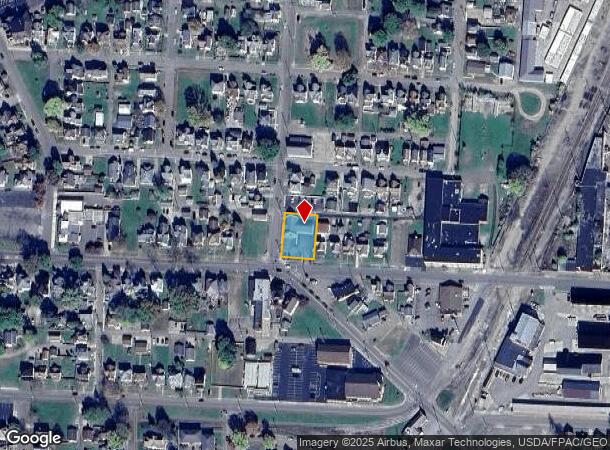 1100 Walnut St, Coshocton, OH Parcel Map