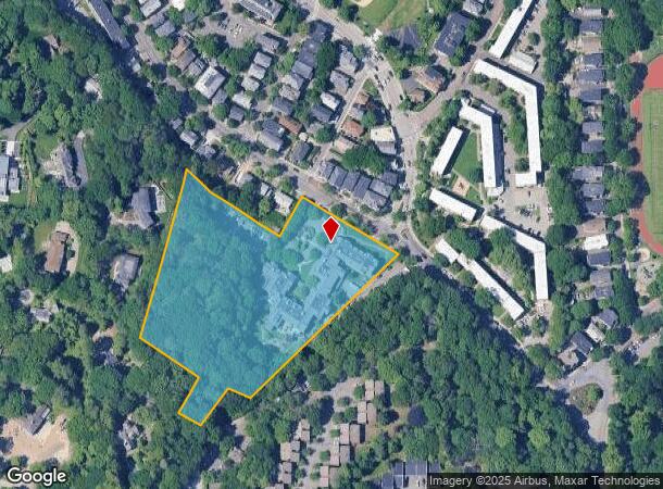  165 Chestnut St, Brookline, MA Parcel Map