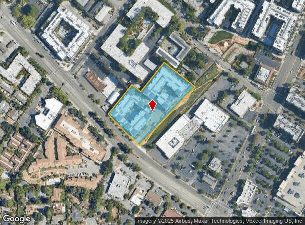 2650 W El Camino Real, Mountain View, CA Parcel Map