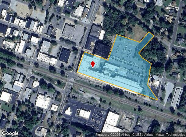 201 E Center St, Mebane, NC Parcel Map