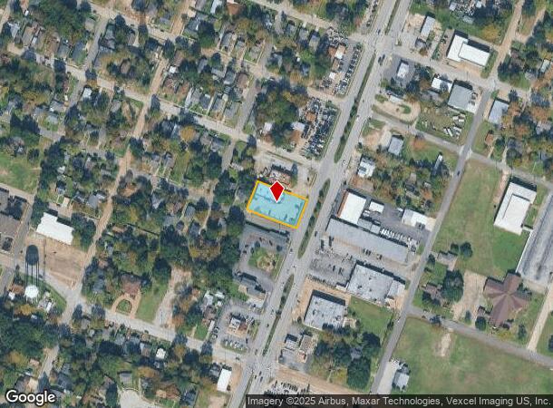  705 N Alexander Dr, Baytown, TX Parcel Map