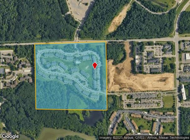  2020 E Clark Rd, Ann Arbor, MI Parcel Map