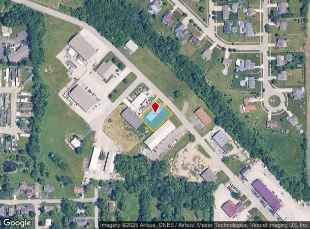 802 Norbeh Dr, Hebron, IN Parcel Map