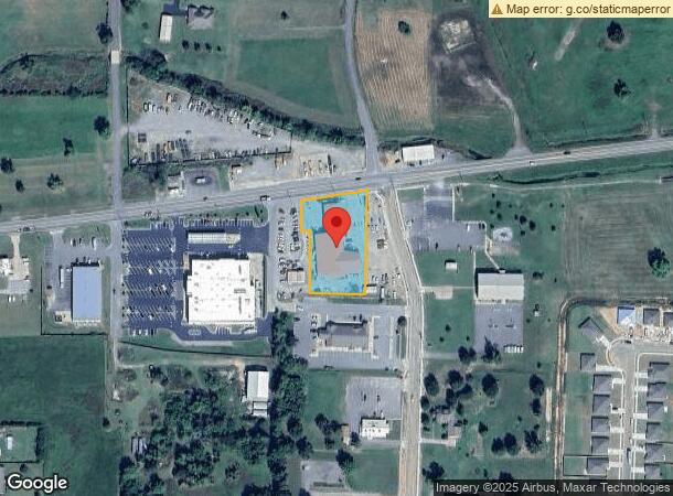  1106 Main St, Vilonia, AR Parcel Map