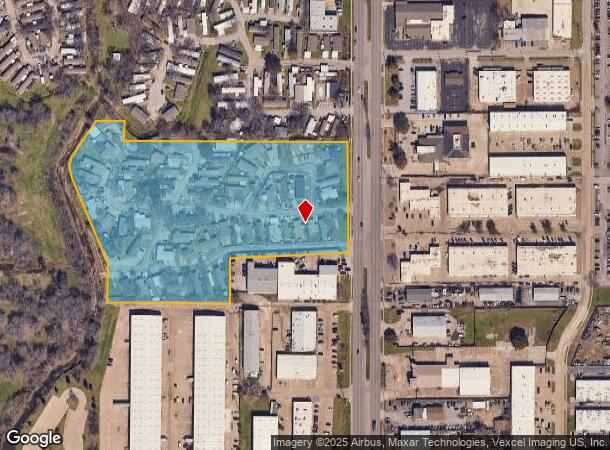  3500 San Villa Dr, Irving, TX Parcel Map