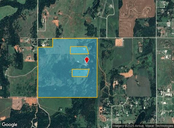  14400 W Memorial Rd, Piedmont, OK Parcel Map