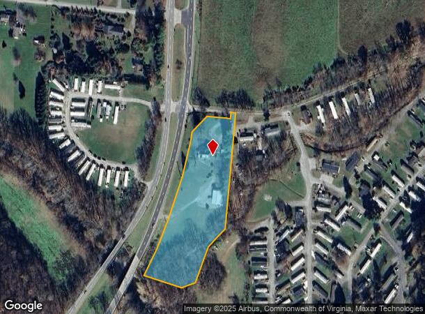 7805 Roanoke Rd, Elliston, VA Parcel Map