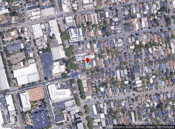  1109 Parker St, Berkeley, CA Parcel Map