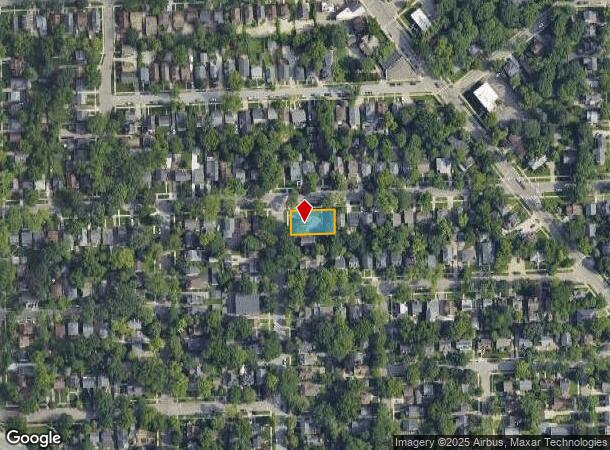  1401 Golden Ave, Ann Arbor, MI Parcel Map