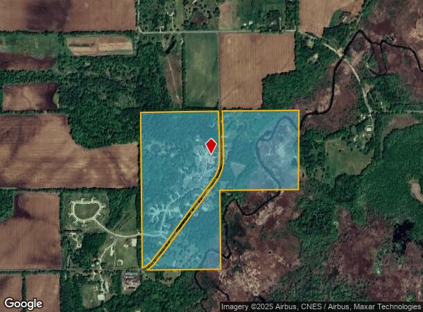  1483 Mnobmadzewen Way, Fulton, MI Parcel Map