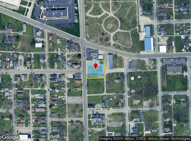  1119 S Anthony Blvd, Fort Wayne, IN Parcel Map