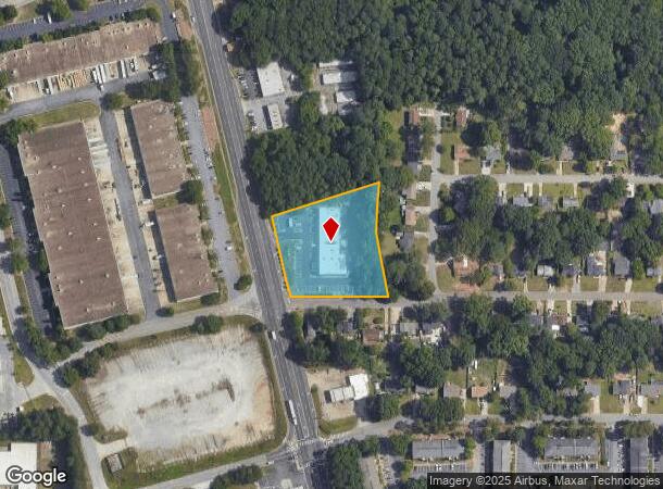  5680 Old Dixie Hwy, Forest Park, GA Parcel Map