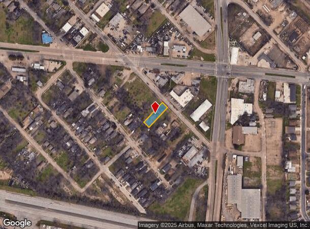 1627 S Fitzhugh Ave, Dallas, TX Parcel Map