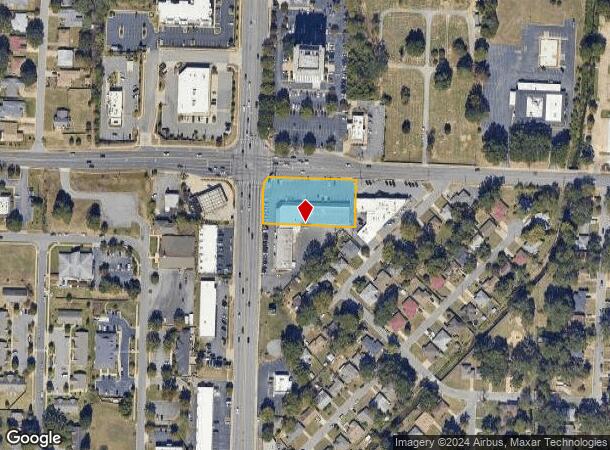  1203-1205 S University Ave, Little Rock, AR Parcel Map