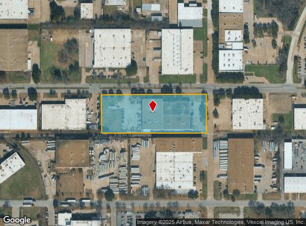 4116 Bronze Way, Dallas, TX Parcel Map