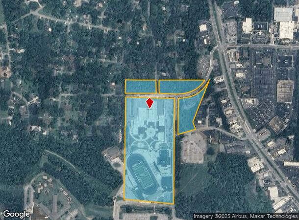 201 Trojan Dr, Carrollton, GA Parcel Map