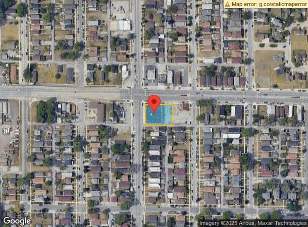  1405 E Columbus Dr, East Chicago, IN Parcel Map