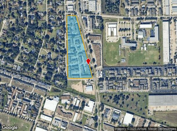  10300 S Wilcrest Dr, Houston, TX Parcel Map