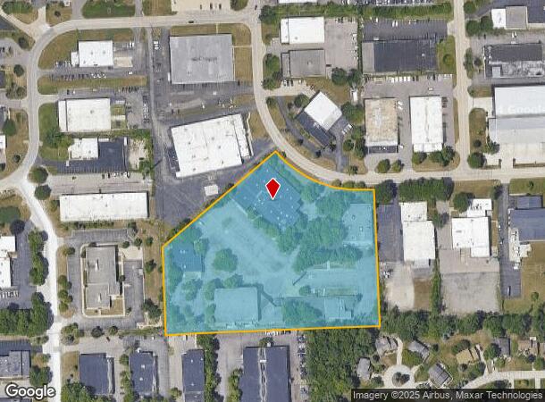  23689 Industrial Park Dr, Farmington Hills, MI Parcel Map