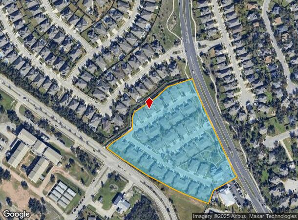 3821 N Lakeline Blvd, Leander, TX Parcel Map