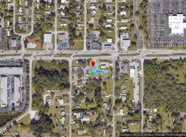  4025 W New Haven Ave, Melbourne, FL Parcel Map