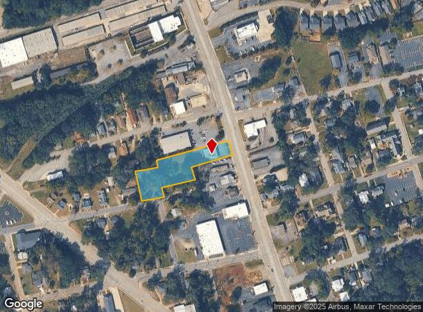  1509 N Main St, Anderson, SC Parcel Map