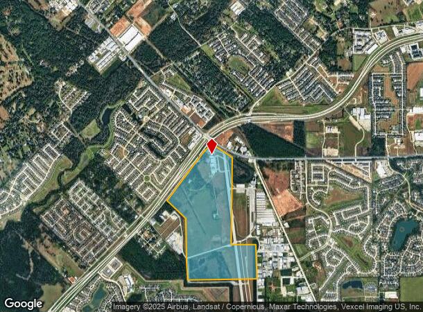  9101 Boudreaux Rd, Spring, TX Parcel Map