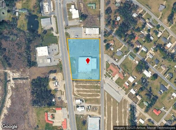  1022 S Pierce St, Alma, GA Parcel Map