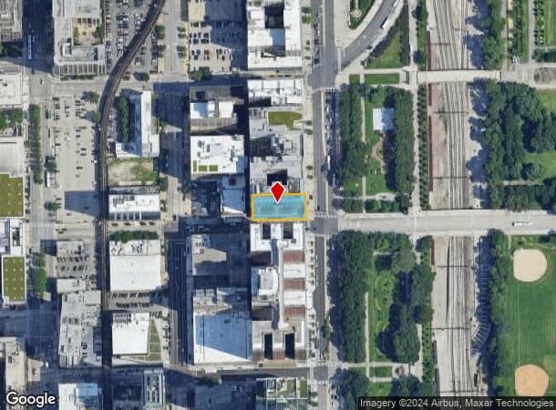  636 S Michigan Ave, Chicago, IL Parcel Map