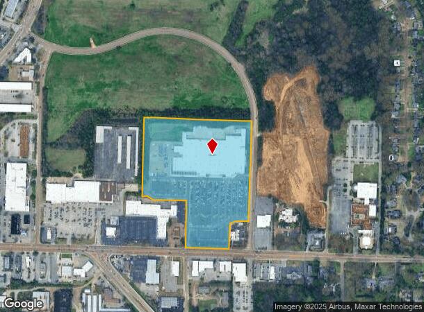 560 W Poplar Ave, Collierville, TN Parcel Map