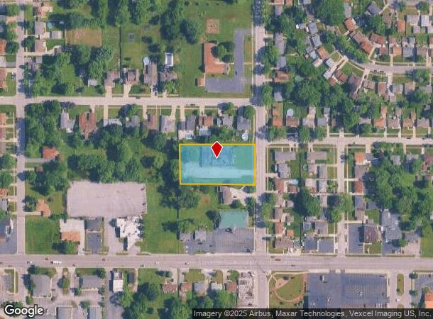  9616 5Th St, Highland, IN Parcel Map