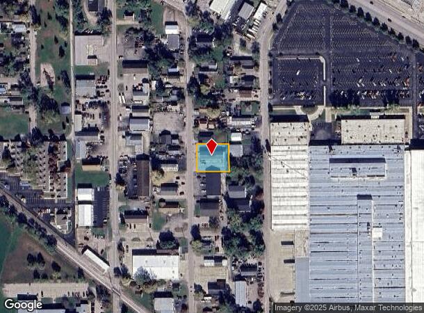  441 Center St, Columbus, IN Parcel Map