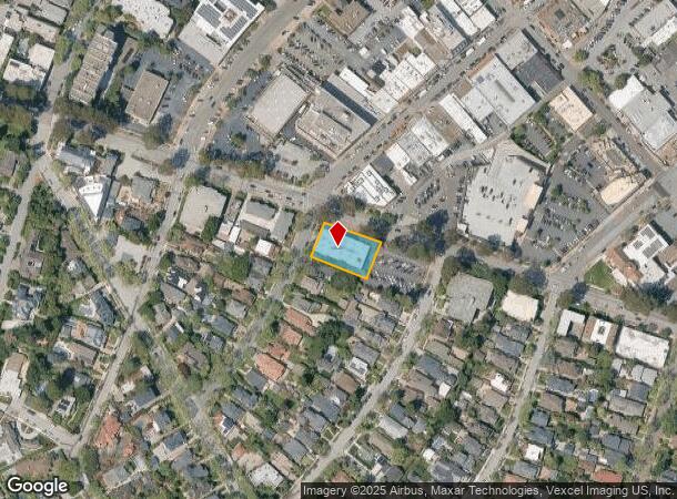 255 El Camino Real, Burlingame, CA Parcel Map
