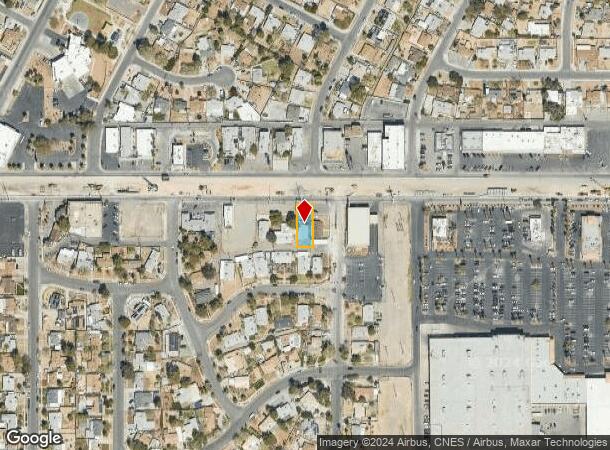  1636-1638 E Charleston Blvd, Las Vegas, NV Parcel Map