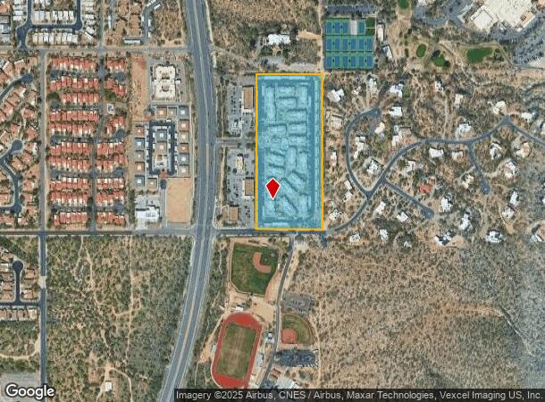  9750 N Oracle Rd, Tucson, AZ Parcel Map
